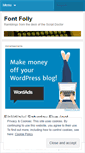 Mobile Screenshot of fontfolly.net